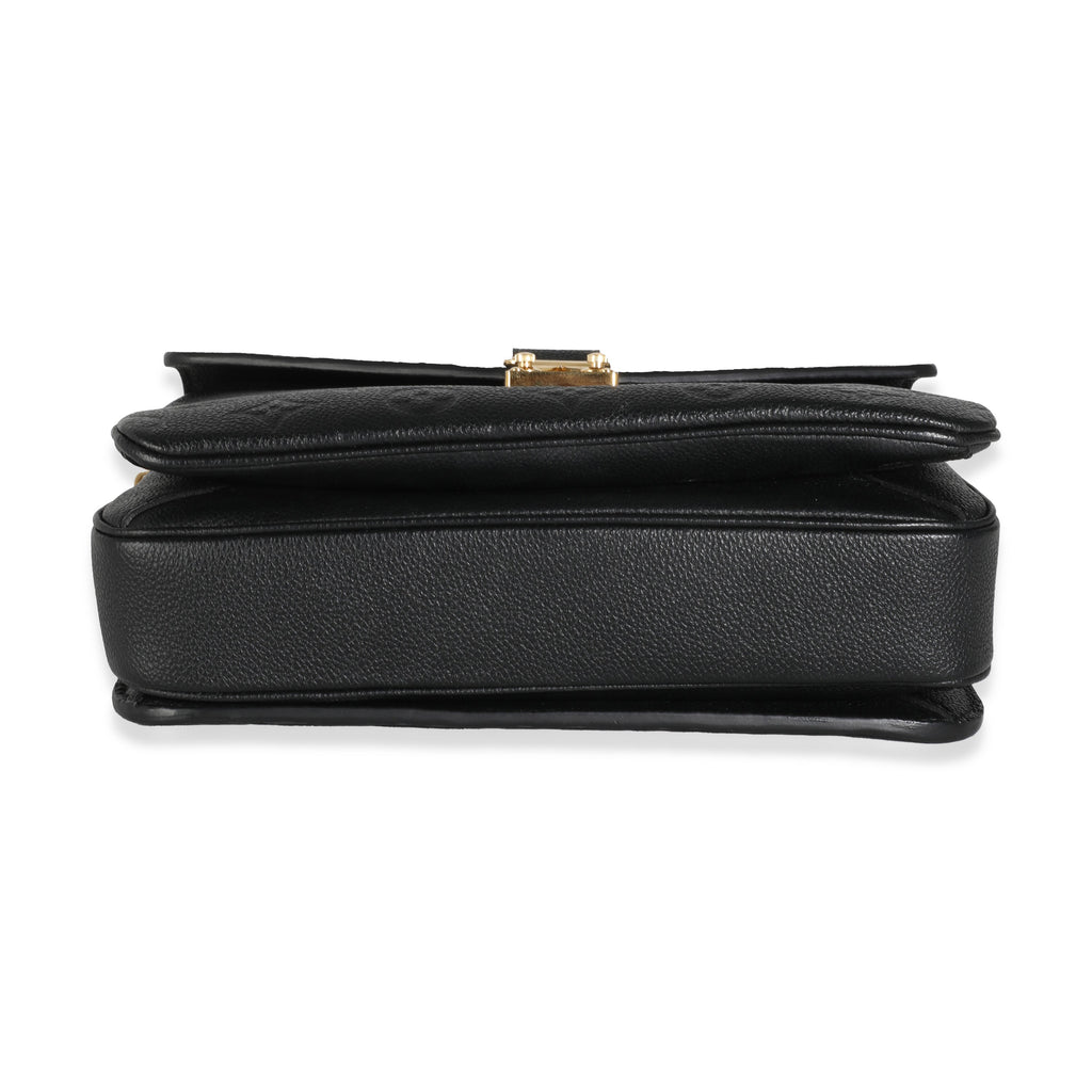 Louis Vuitton Black Monogram Empreinte Pochette Metis