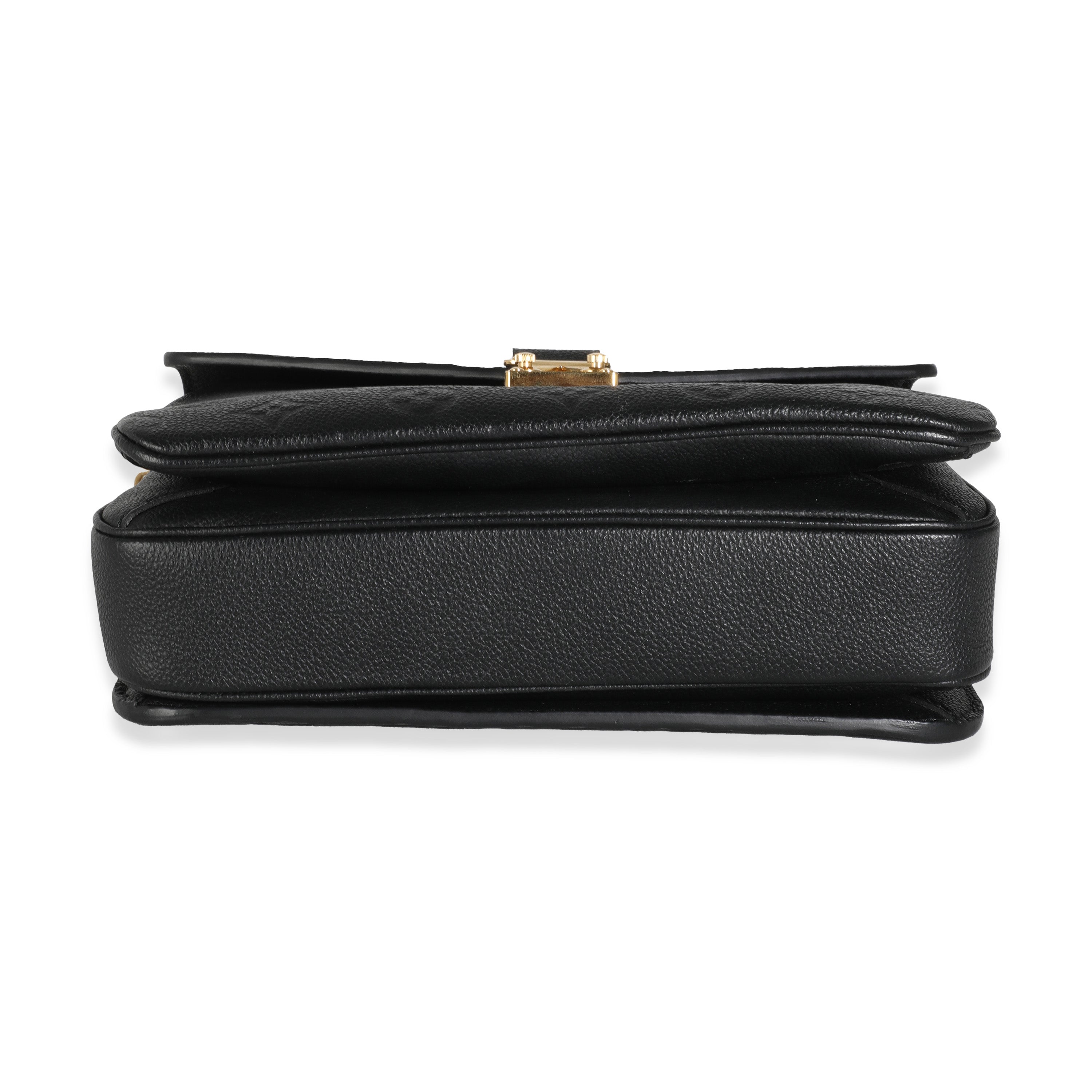 Louis Vuitton Black Monogram Empreinte Pochette Metis