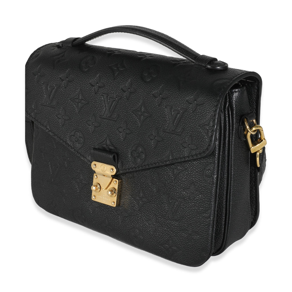 Louis Vuitton Black Monogram Empreinte Pochette Metis