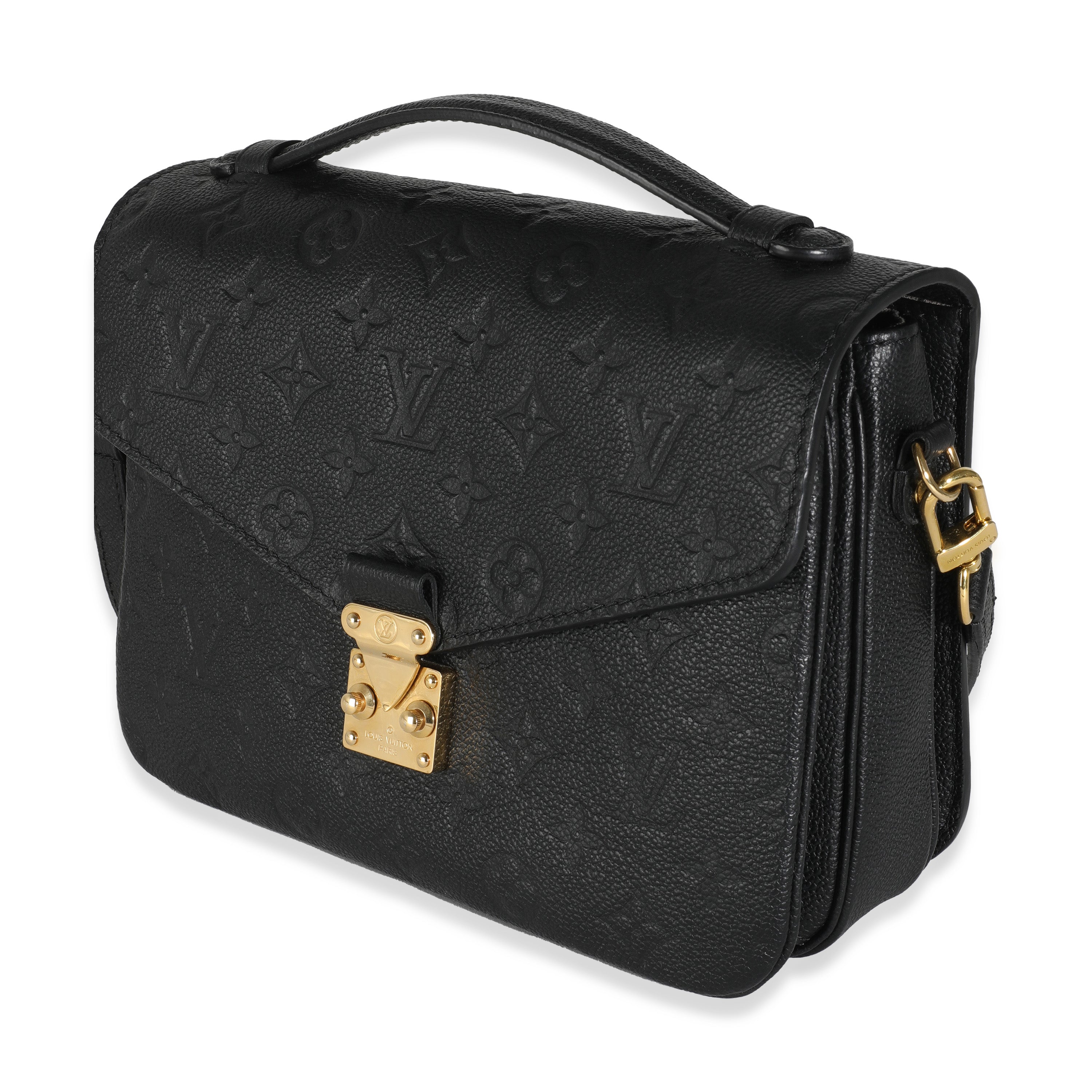 Louis Vuitton Black Monogram Empreinte Pochette Metis