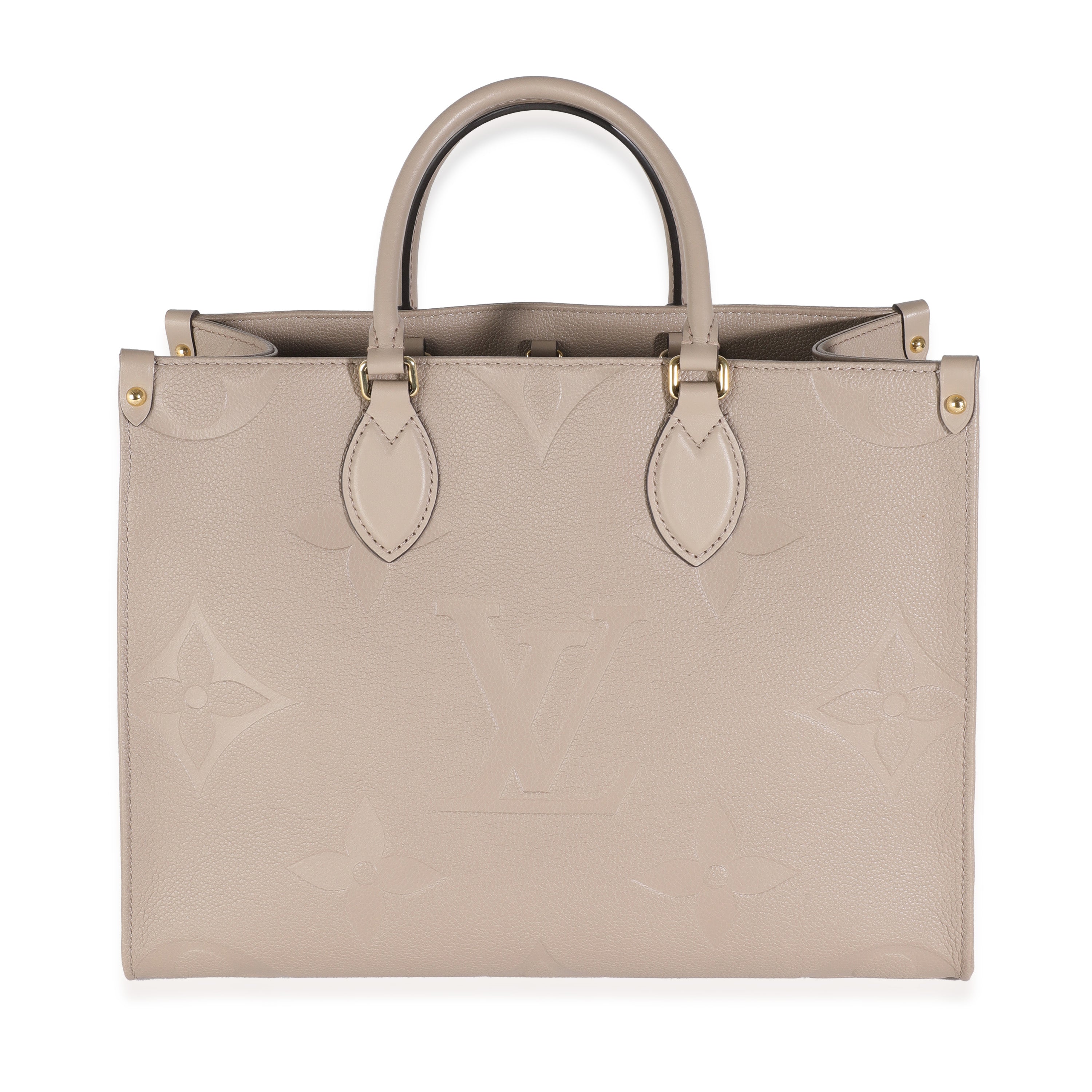 Louis Vuitton Tourterelle Monogram Empreinte Giant Onthego MM