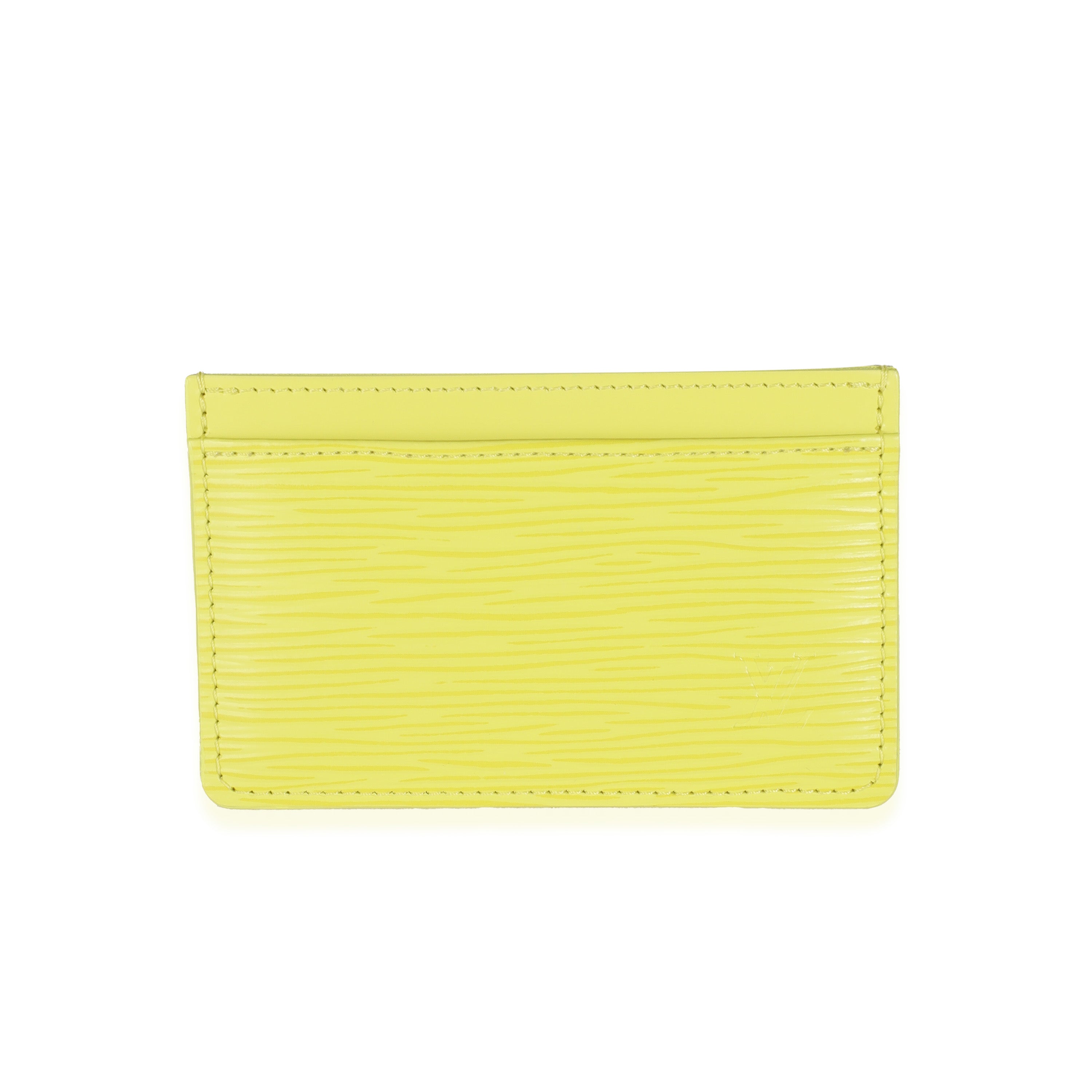 Louis Vuitton Citron Epi Card Case