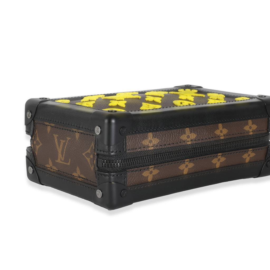 Louis Vuitton Jaune Monogram Tuffetage Canvas Vertical Soft Trunk