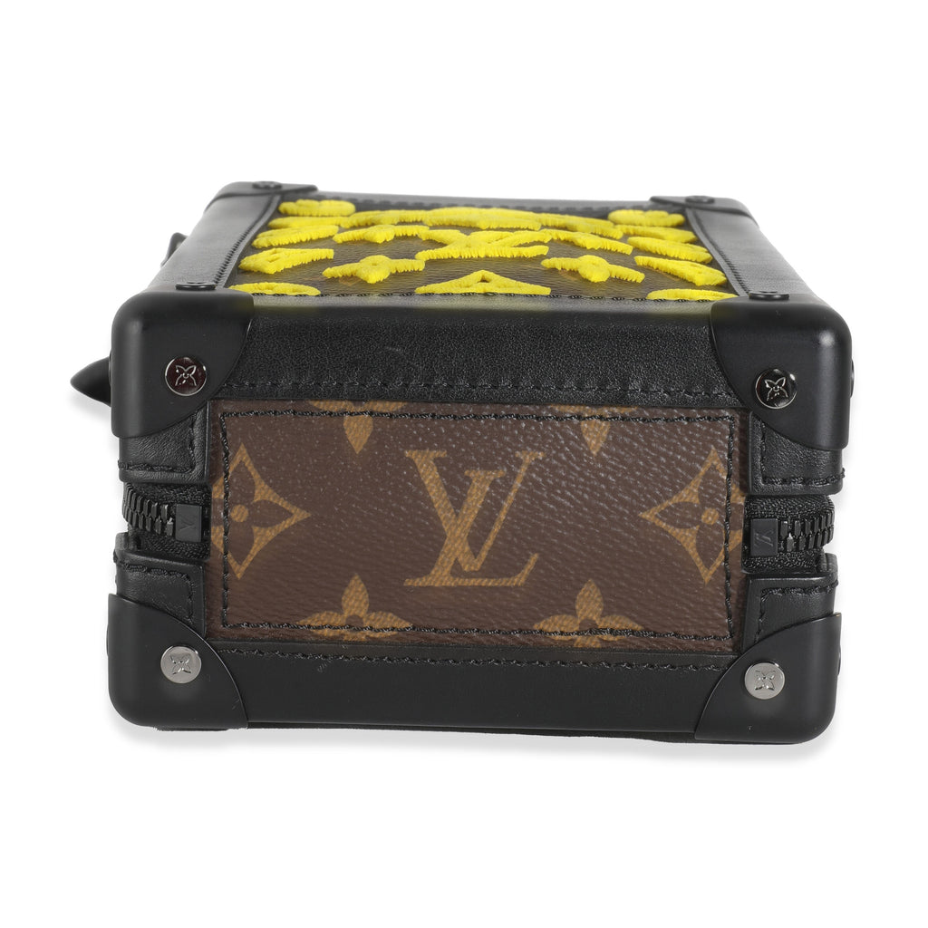 Louis Vuitton Jaune Monogram Tuffetage Canvas Vertical Soft Trunk