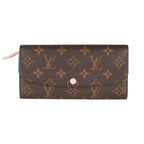 Louis Vuitton Rose Ballerine Monogram Canvas Emilie Wallet