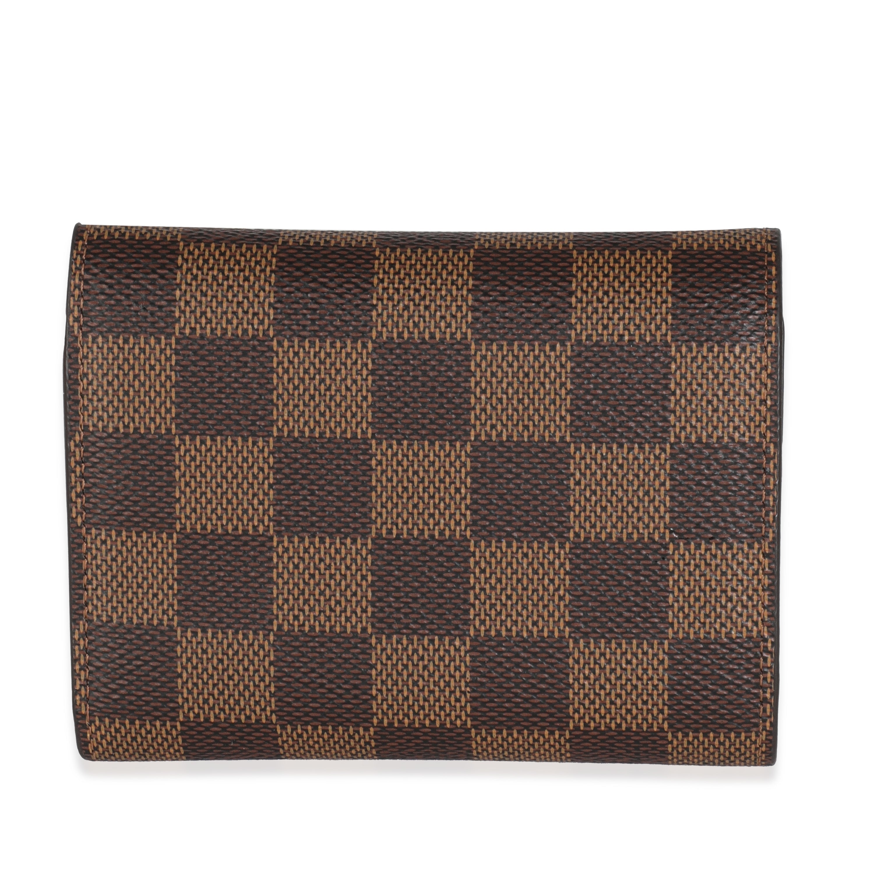 Louis Vuitton Fuchsia Damier Ebene Canvas Victorine Wallet