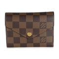 Louis Vuitton Fuchsia Damier Ebene Canvas Victorine Wallet