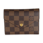 Louis Vuitton Fuchsia Damier Ebene Canvas Victorine Wallet