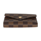 Louis Vuitton Fuchsia Damier Ebene Canvas Victorine Wallet