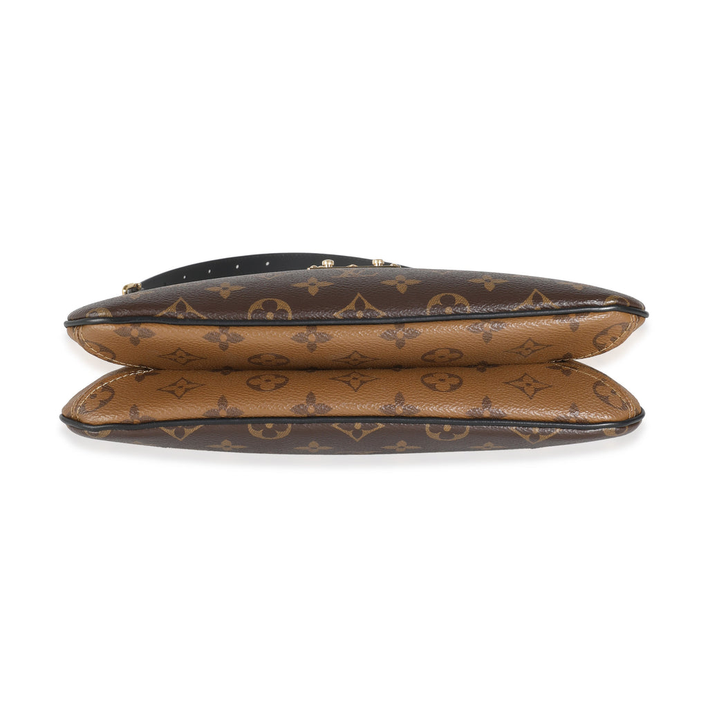 Louis Vuitton Black Monogram Reverse Canvas Twinny