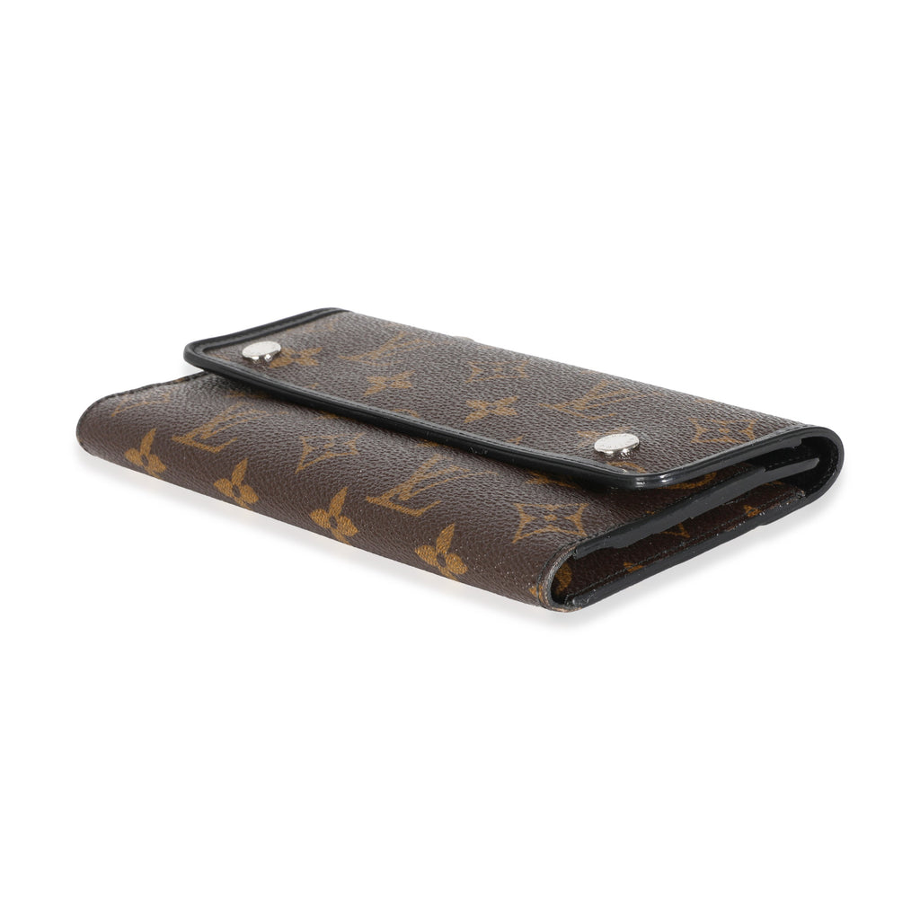 Louis Vuitton Monogram Macassar Canvas Ron Wallet