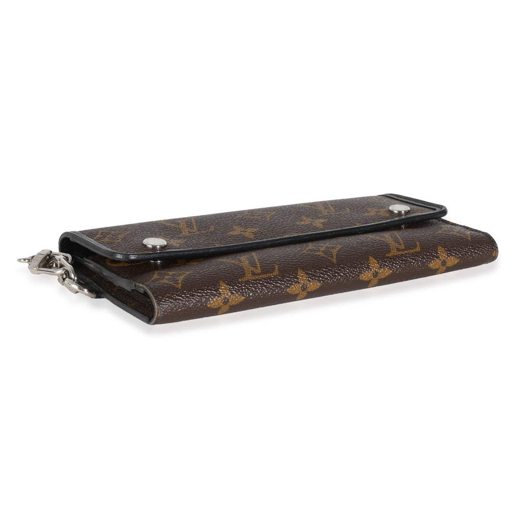 Louis Vuitton Monogram Macassar Canvas Ron Wallet