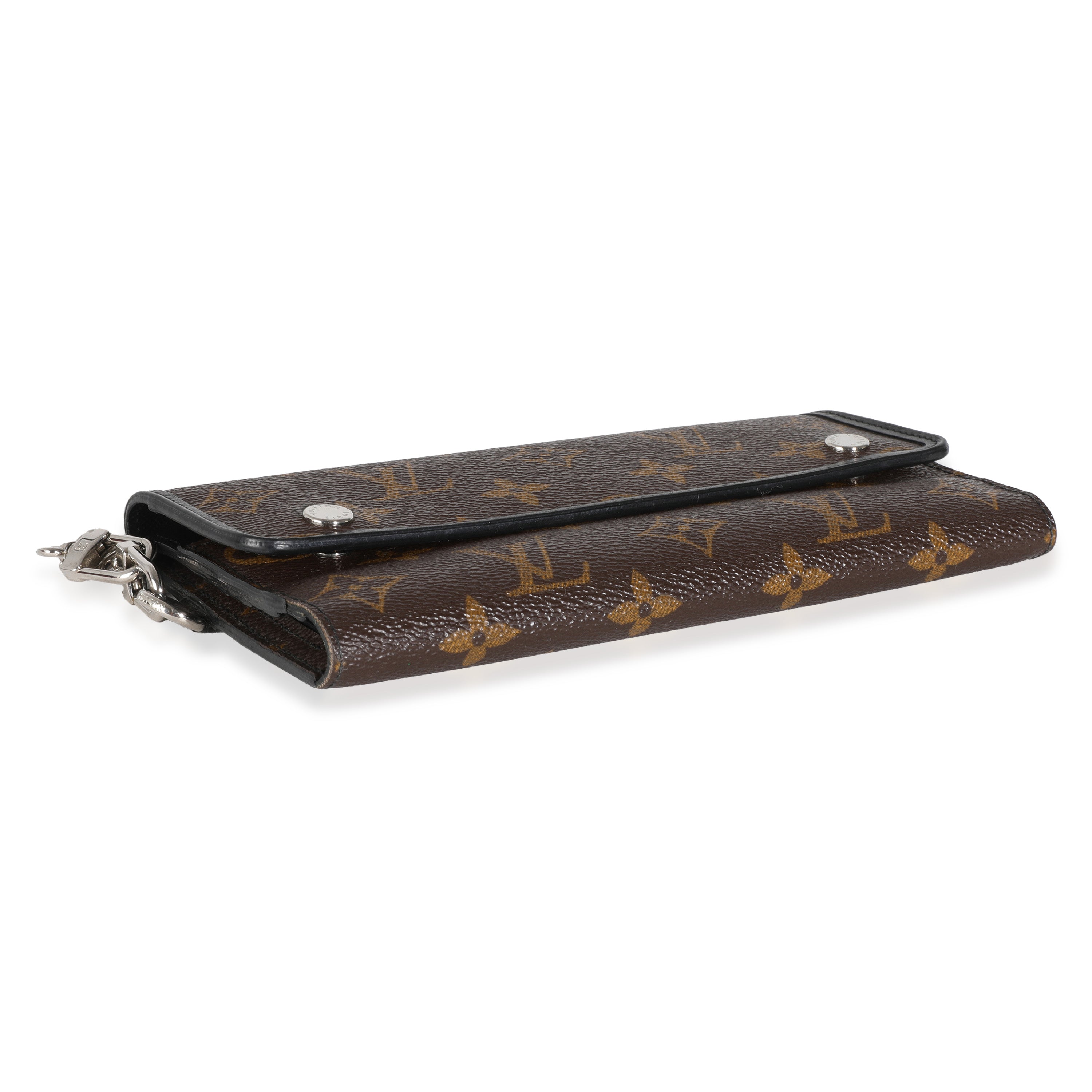 Louis Vuitton Monogram Macassar Canvas Ron Wallet