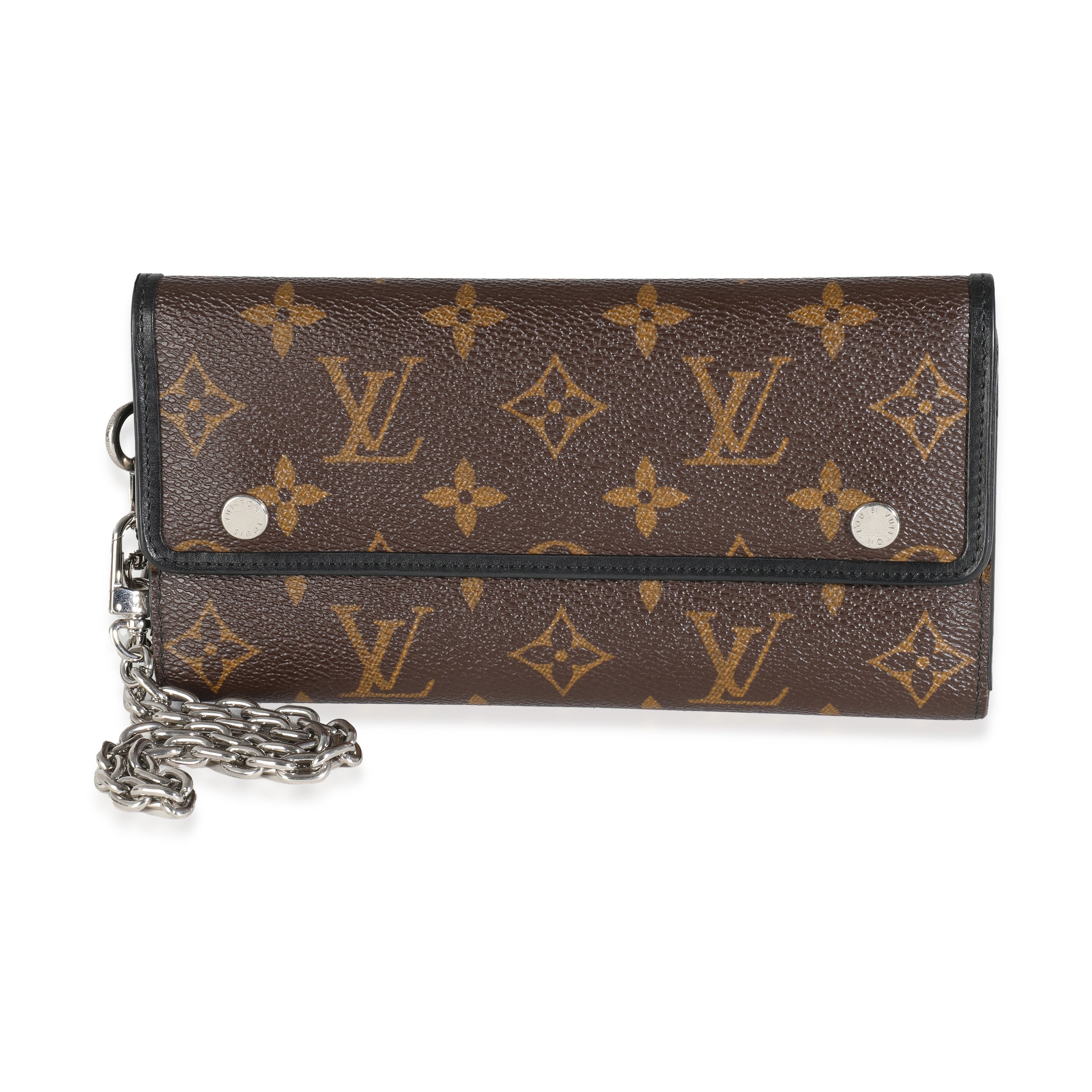 Louis Vuitton Monogram Macassar Canvas Ron Wallet