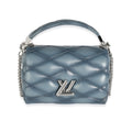 Louis Vuitton Bleu Denim Lambskin Malletage Go-14 PM