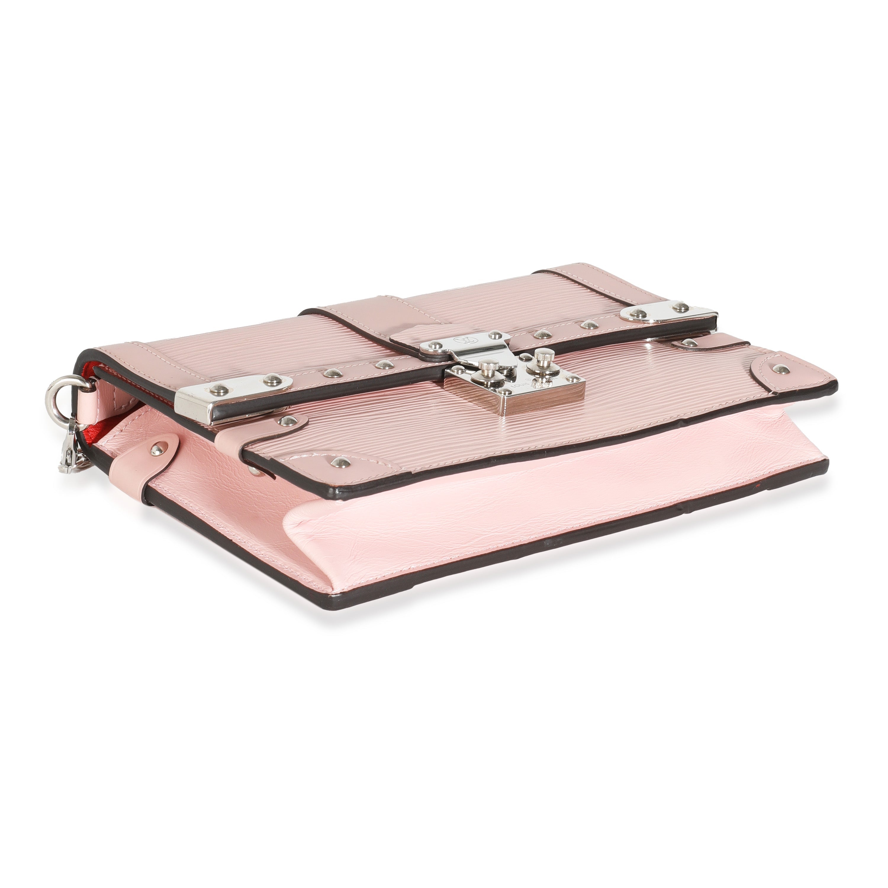 Louis Vuitton Rose Ballerine Epi Trunk Chain Wallet