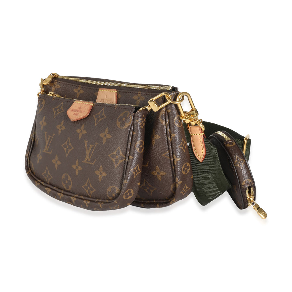 Louis Vuitton Khaki Monogram Canvas Multi Pochette Accessoires