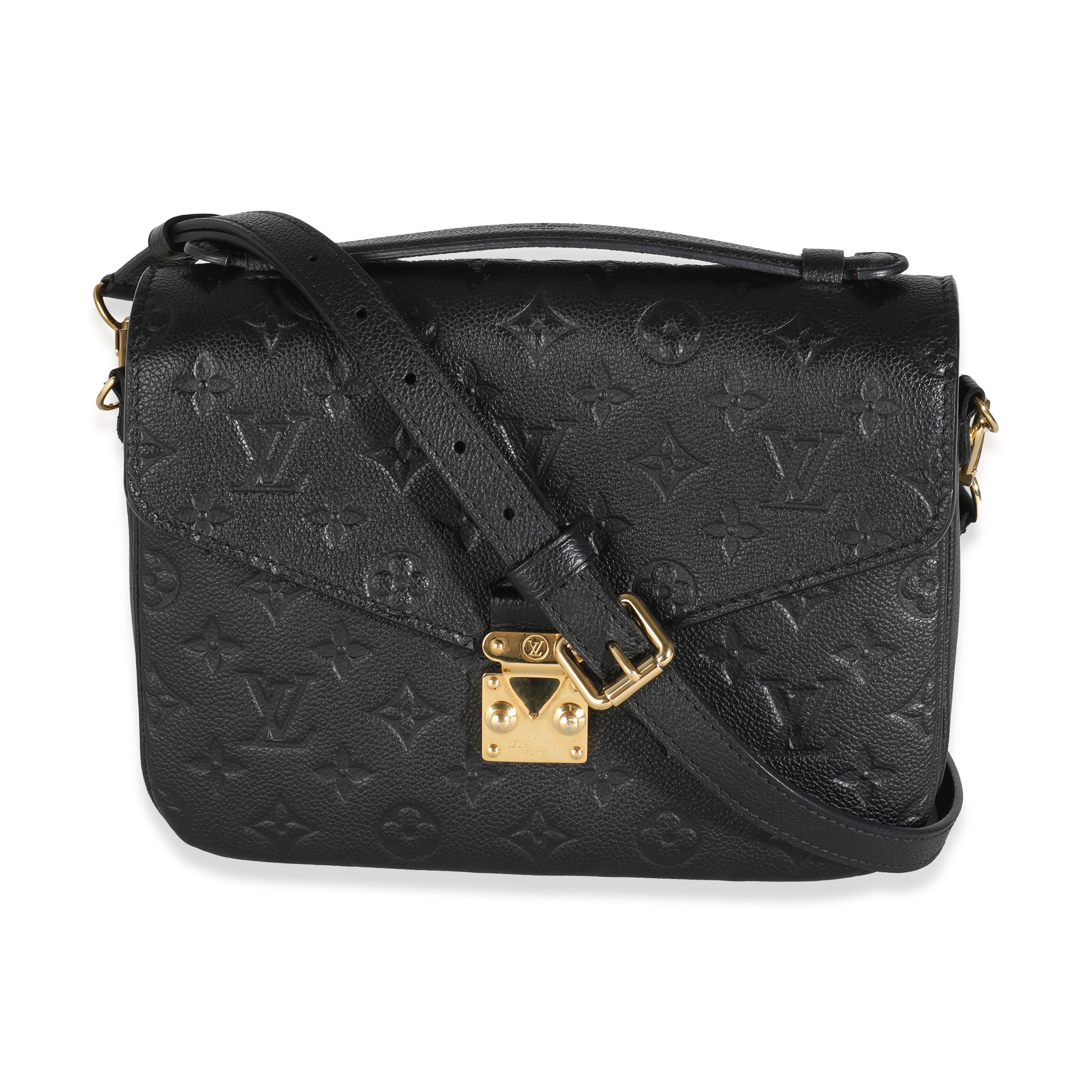 Louis Vuitton Black Monogram Empreinte Pochette Metis
