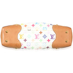 Louis Vuitton White Multicolor Canvas Judy MM