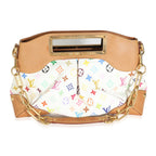 Louis Vuitton White Multicolor Canvas Judy MM