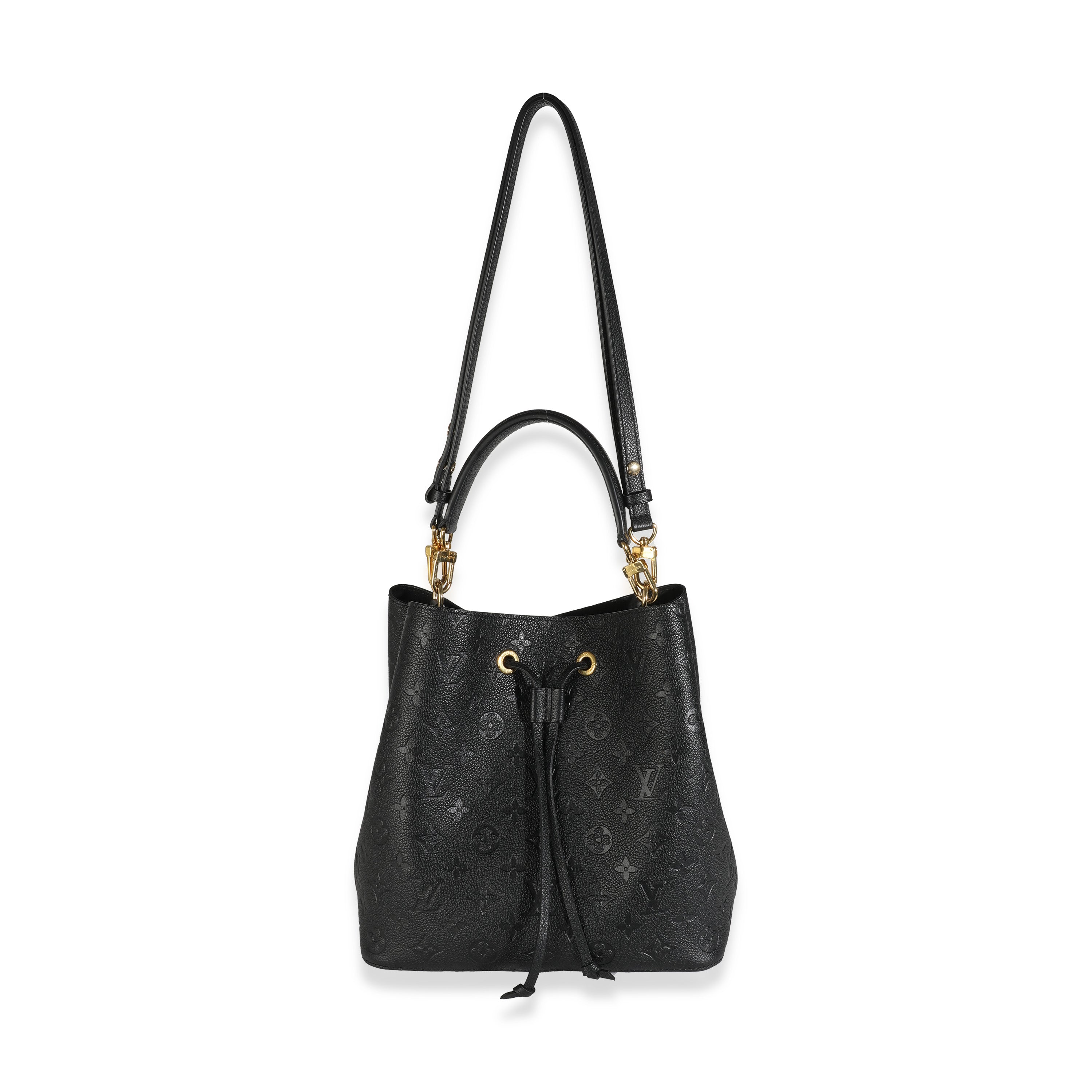Louis Vuitton Black Monogram Empreinte Neonoe MM