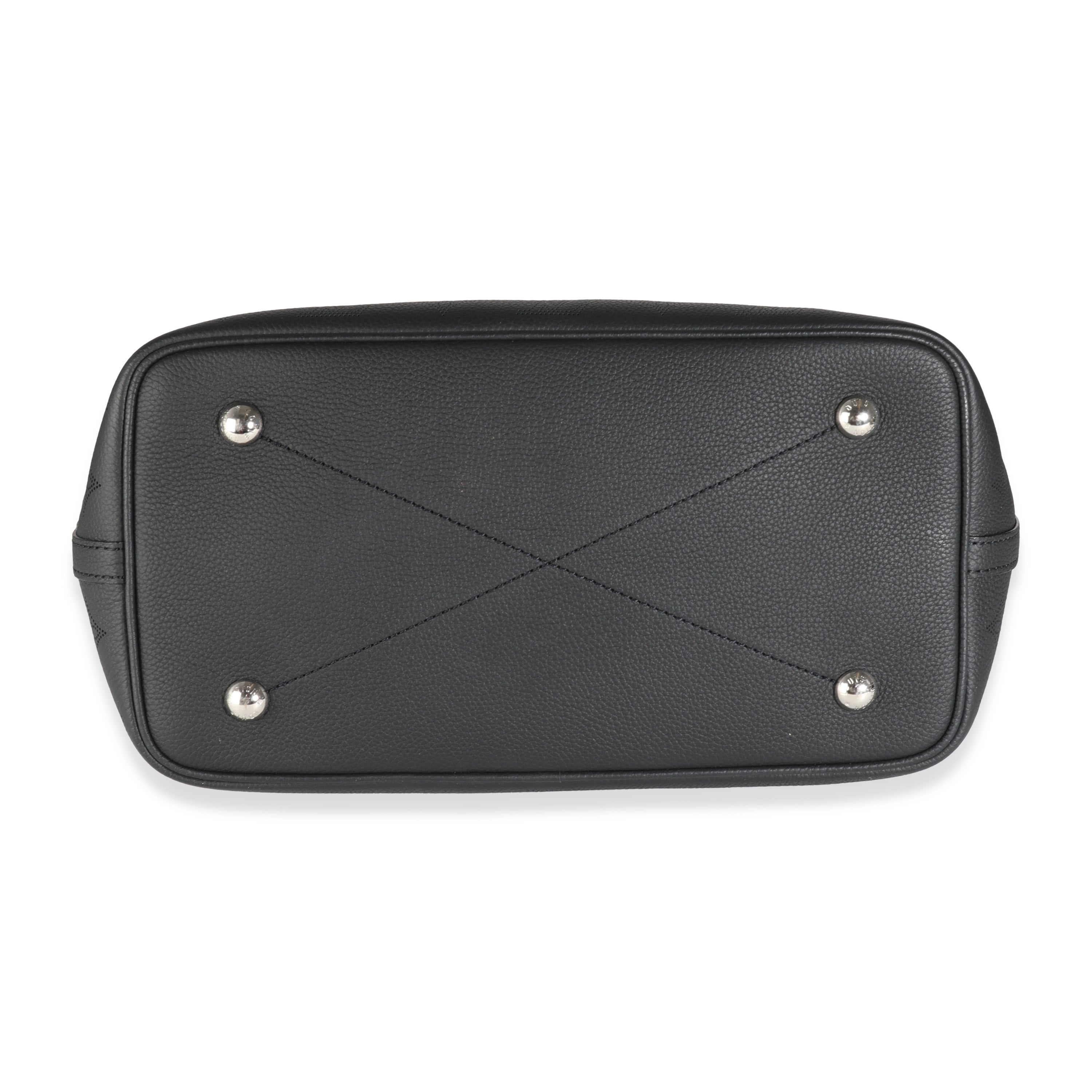 Louis Vuitton Black Monogram Mahina Blossom MM