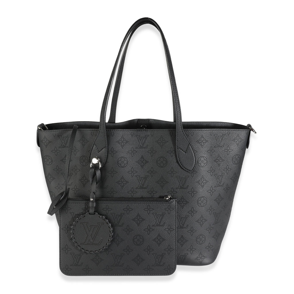 Louis Vuitton Black Monogram Mahina Blossom MM