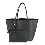 Louis Vuitton Black Monogram Mahina Blossom MM