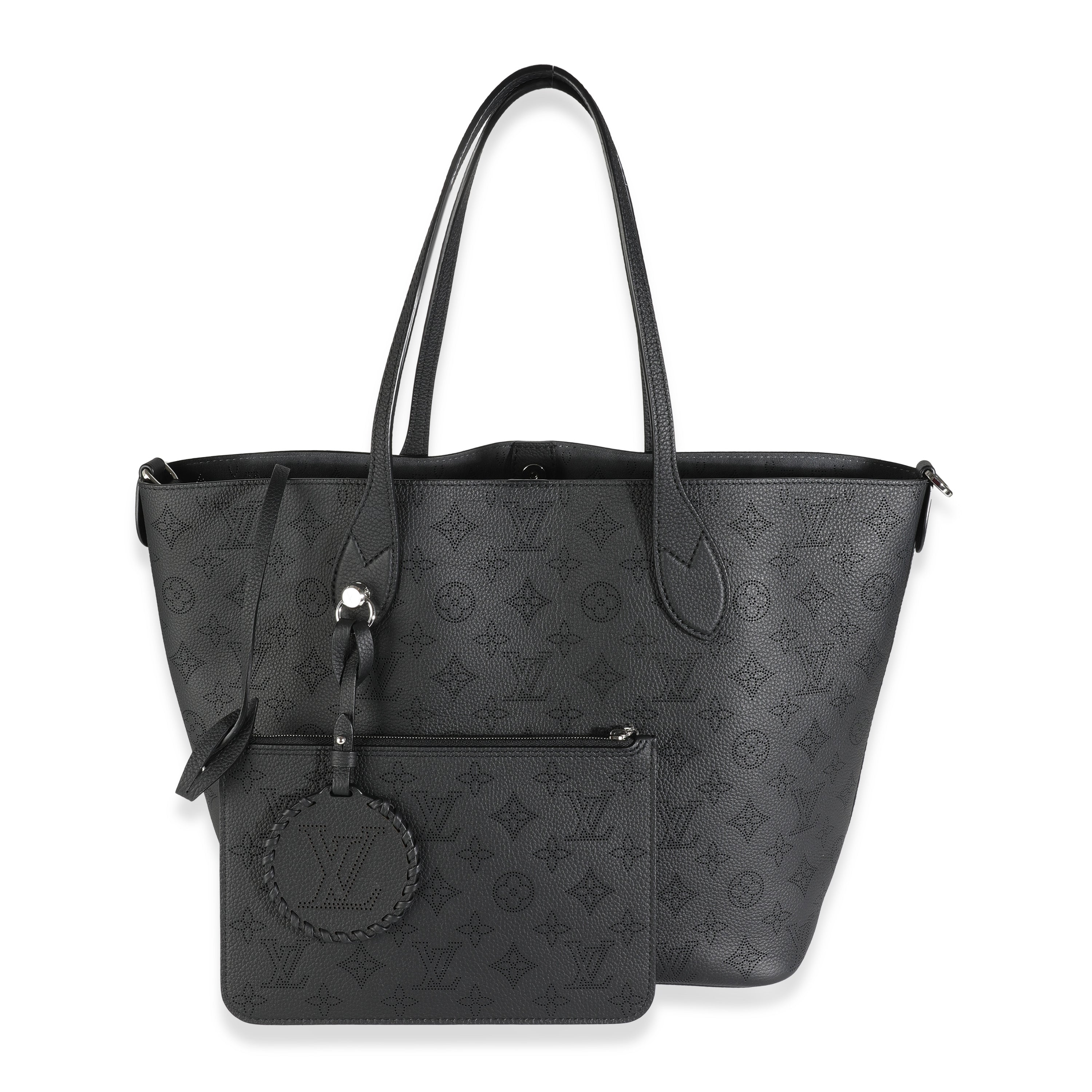 Louis Vuitton Black Monogram Mahina Blossom MM