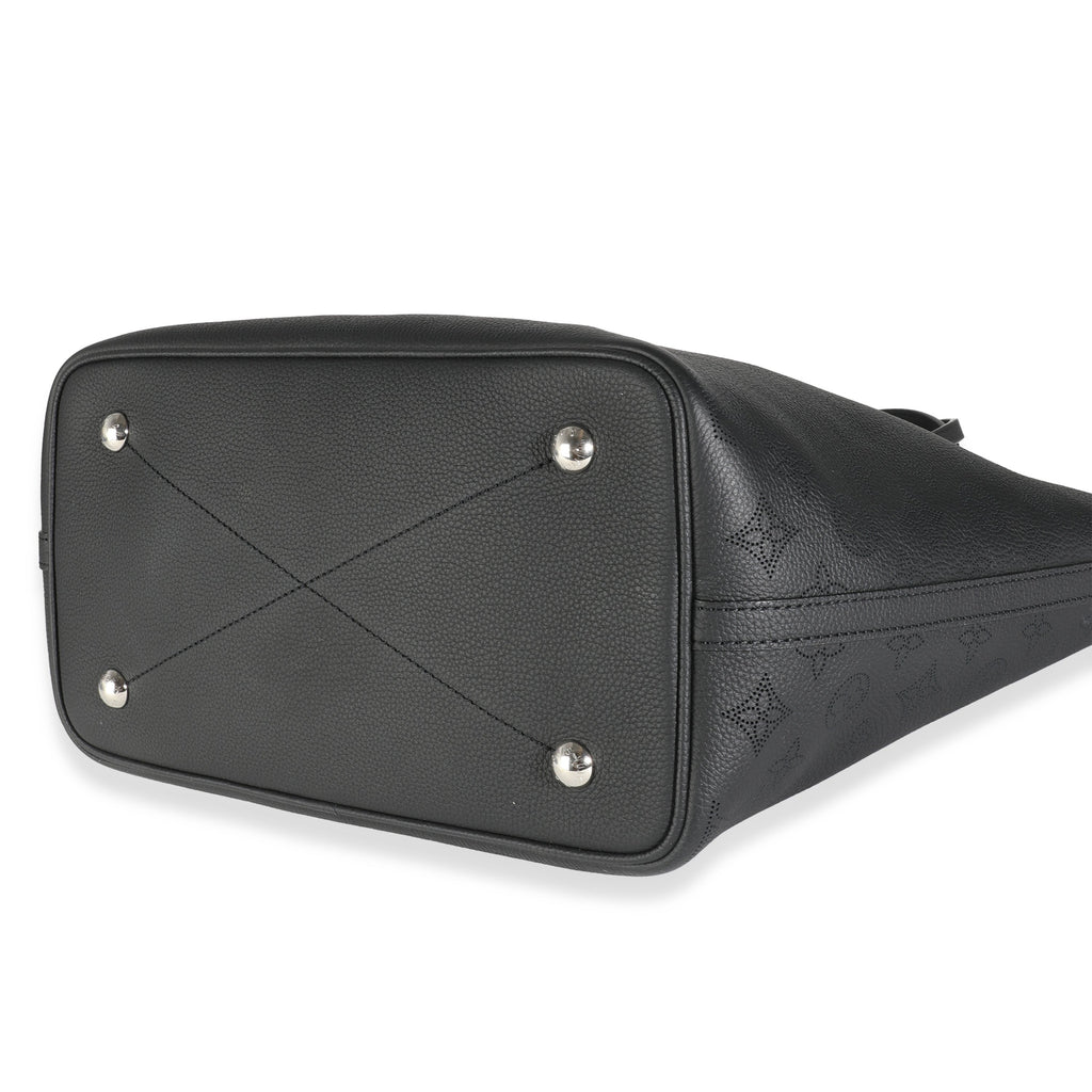 Louis Vuitton Black Monogram Mahina Blossom MM