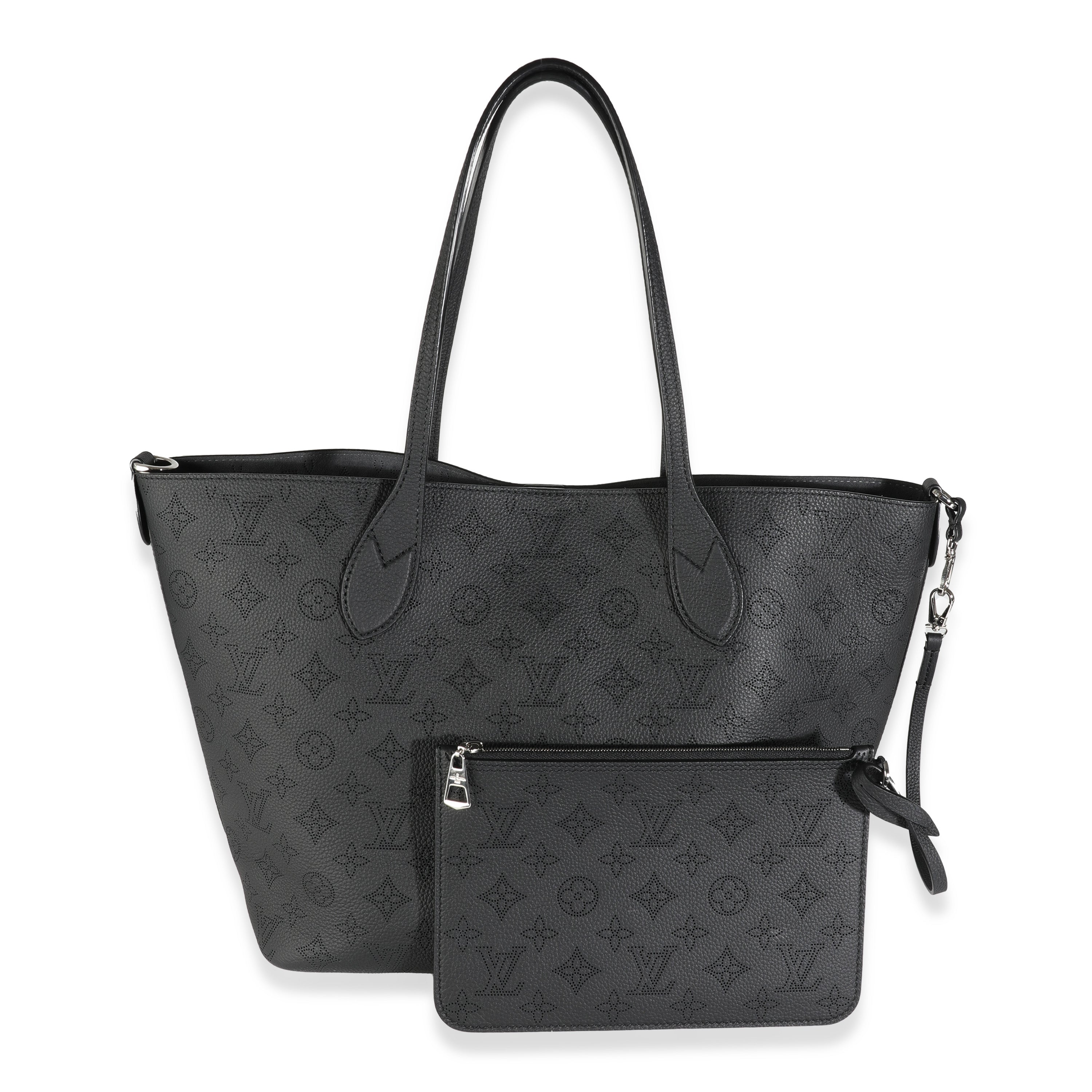 Louis Vuitton Black Monogram Mahina Blossom MM