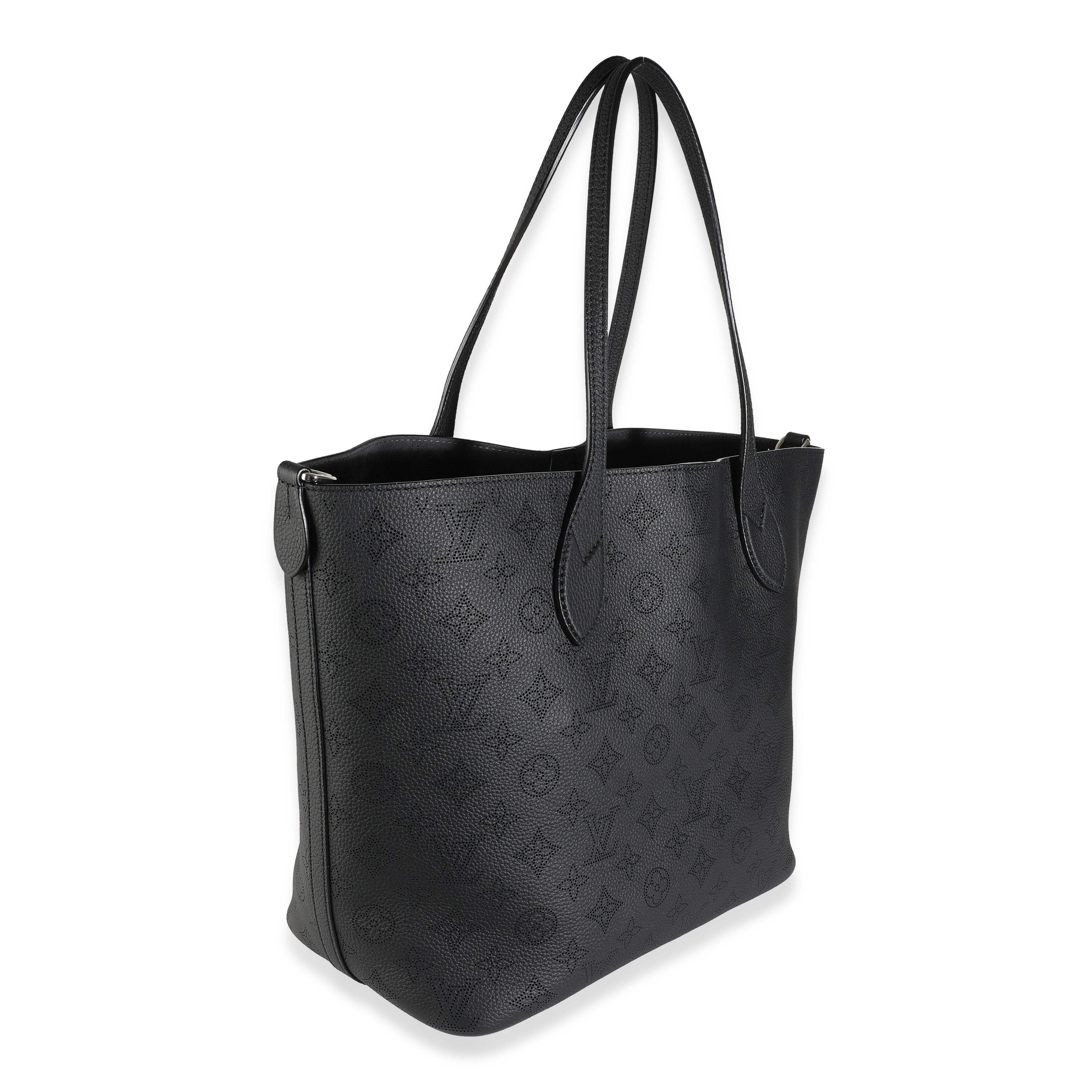 Louis Vuitton Black Monogram Mahina Blossom MM