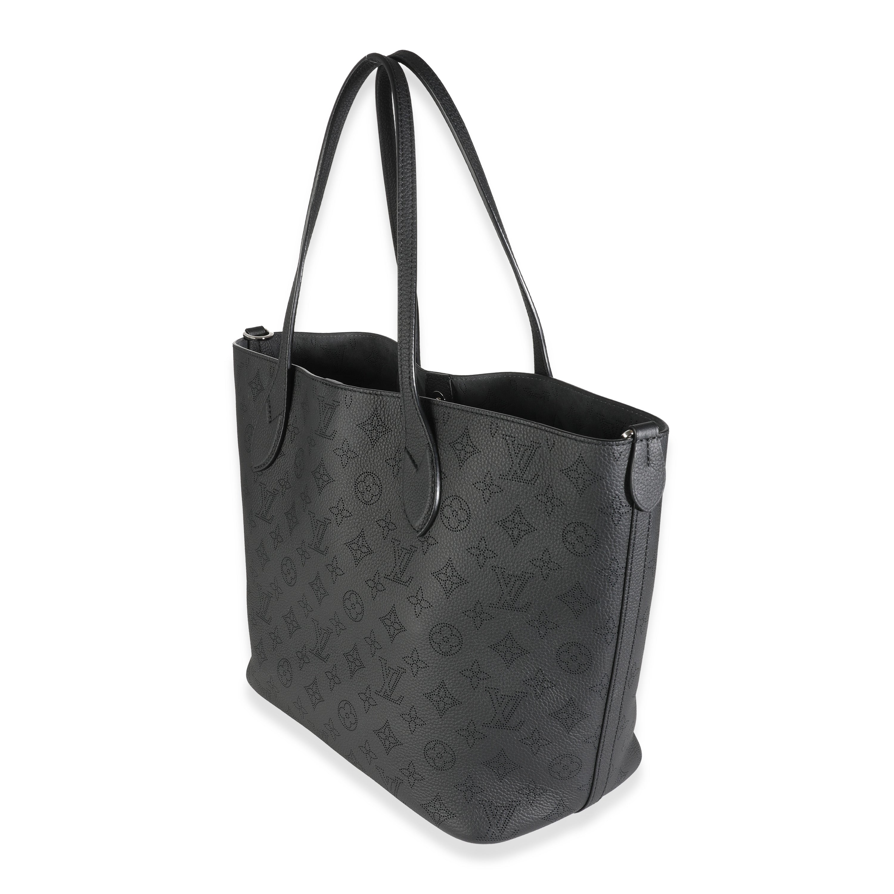 Louis Vuitton Black Monogram Mahina Blossom MM