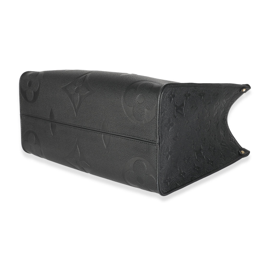 Louis Vuitton Black Monogram Empreinte Onthego MM