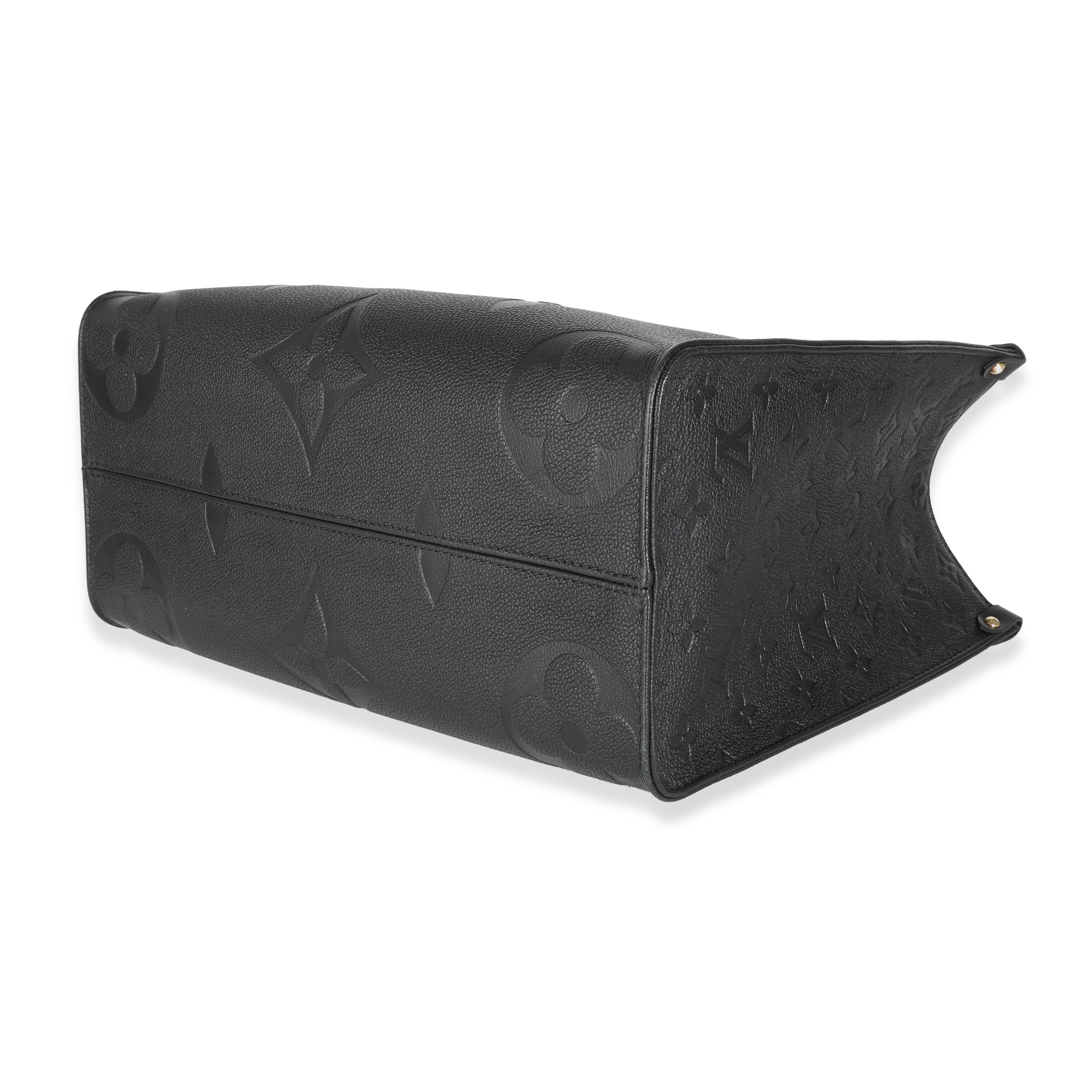 Louis Vuitton Black Monogram Empreinte Onthego MM