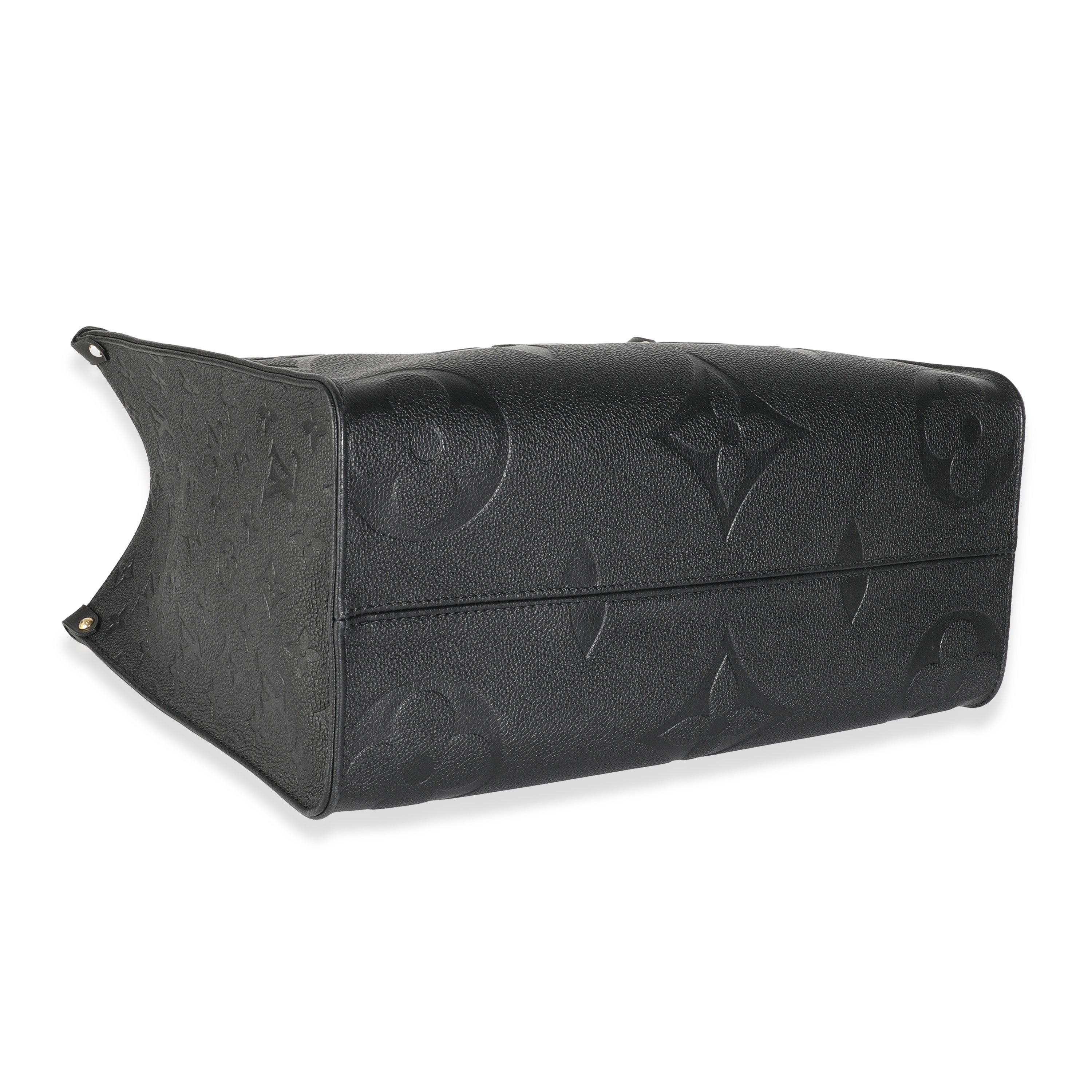 Louis Vuitton Black Monogram Empreinte Onthego MM