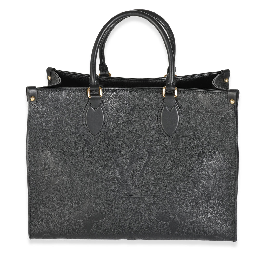 Louis Vuitton Black Monogram Empreinte Onthego MM