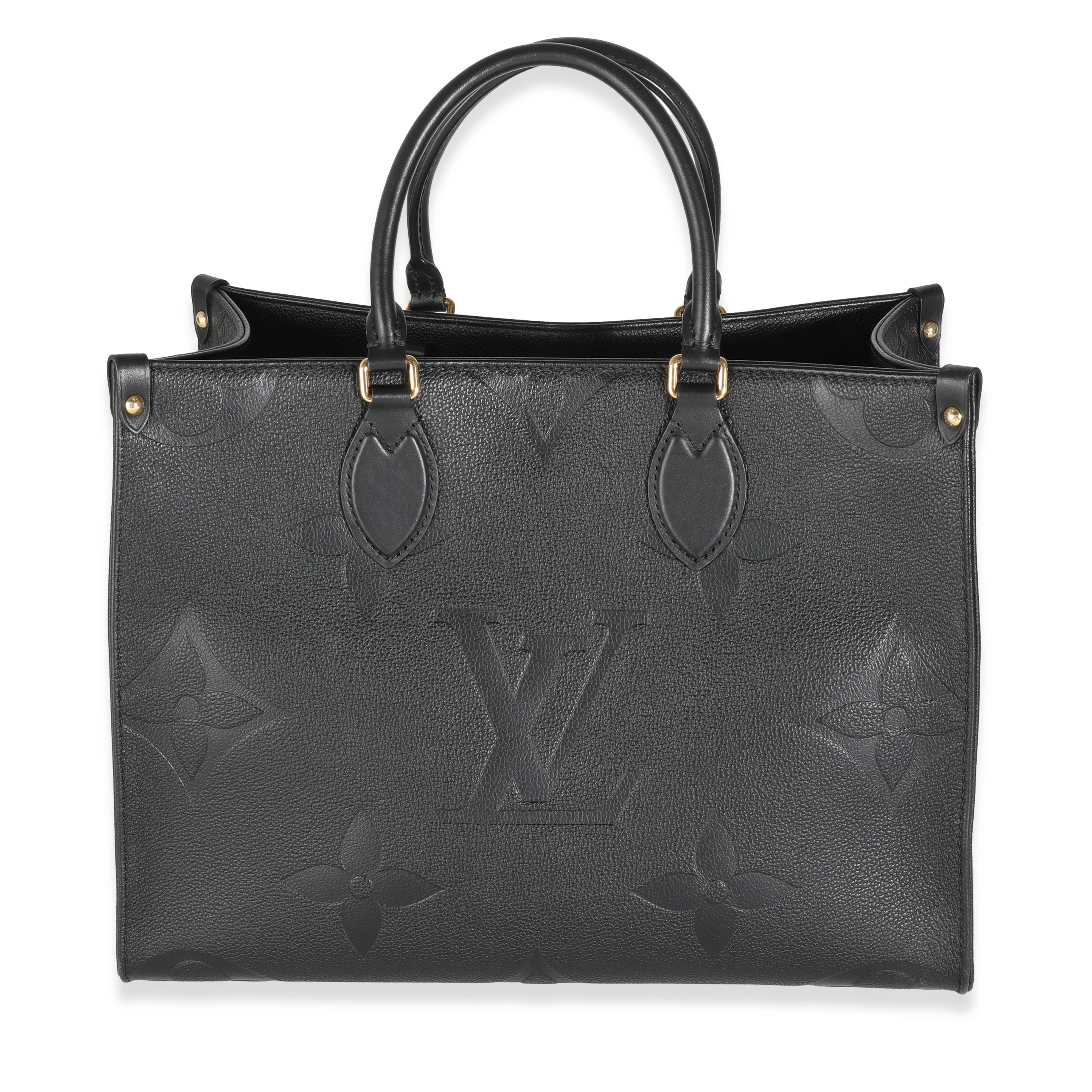 Louis Vuitton Black Monogram Empreinte Onthego MM