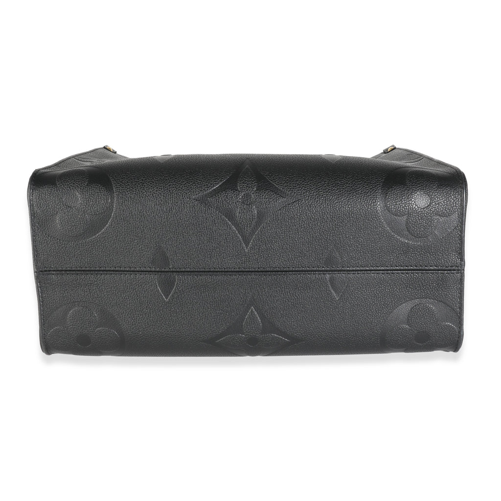 Louis Vuitton Black Monogram Empreinte Onthego MM