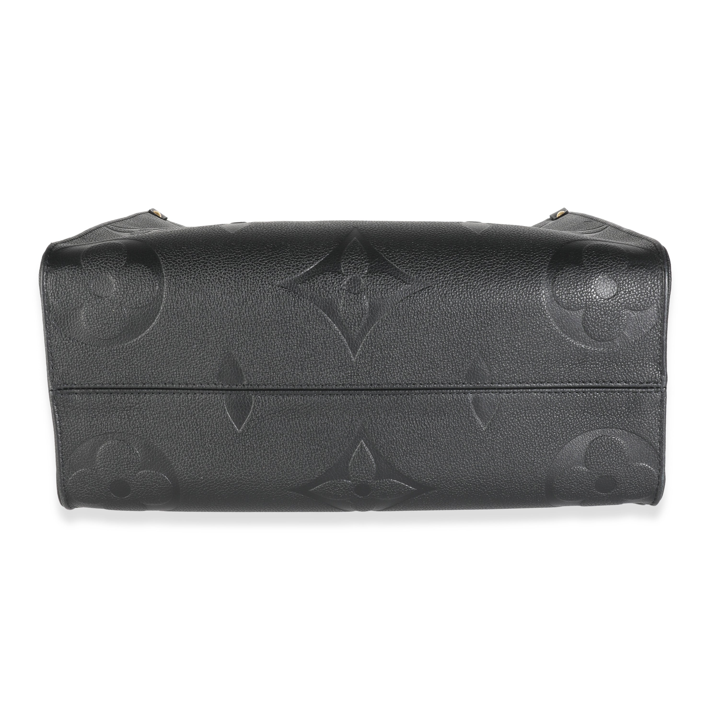 Louis Vuitton Black Monogram Empreinte Onthego MM
