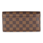 Louis Vuitton Damier Ebene Canvas Sarah Wallet