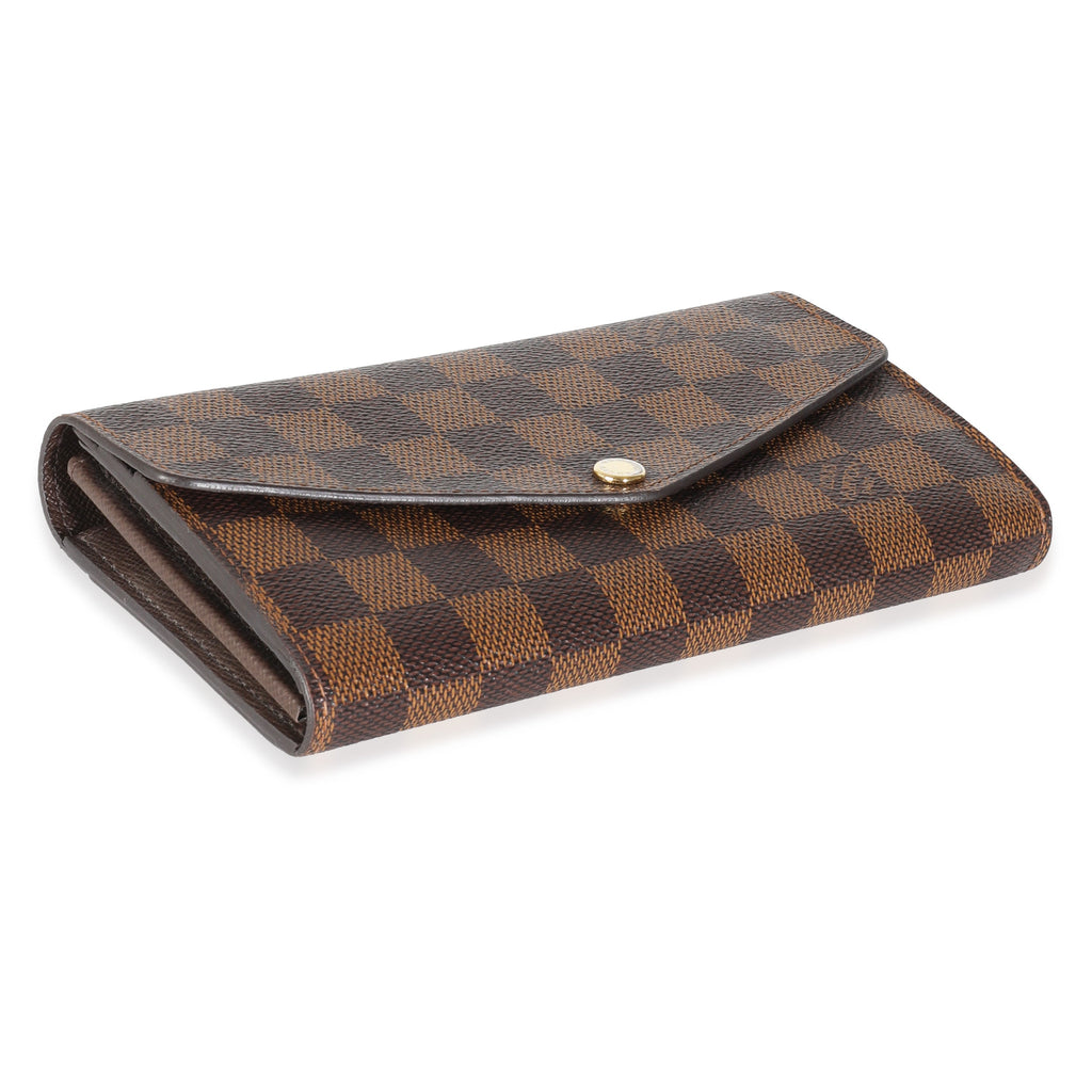 Louis Vuitton Damier Ebene Canvas Sarah Wallet