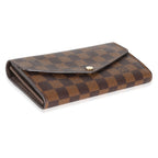 Louis Vuitton Damier Ebene Canvas Sarah Wallet