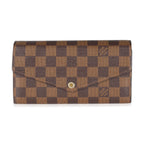 Louis Vuitton Damier Ebene Canvas Sarah Wallet