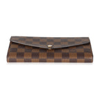 Louis Vuitton Damier Ebene Canvas Sarah Wallet