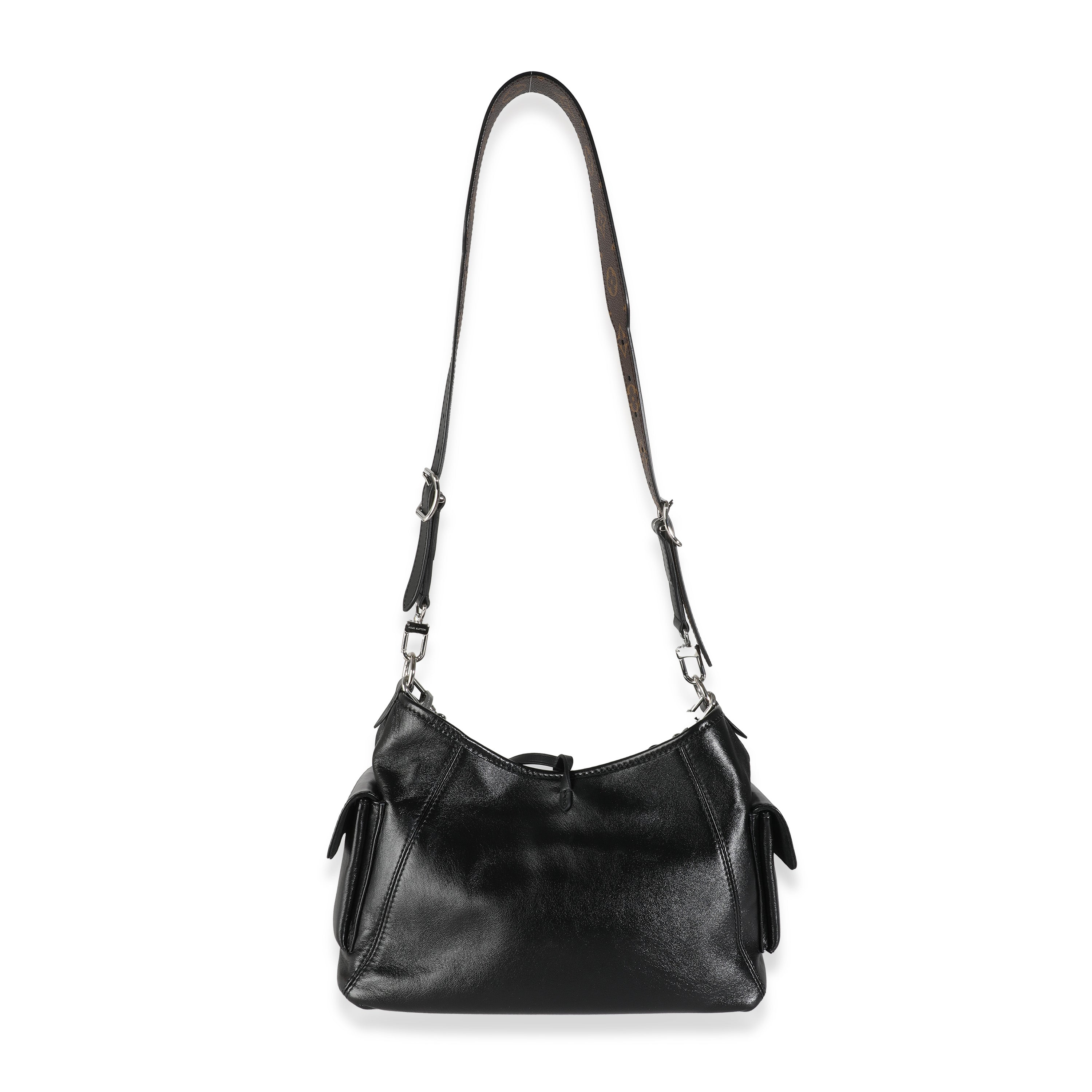 Louis Vuitton Black Lambskin CarryAll Cargo Vibe PM