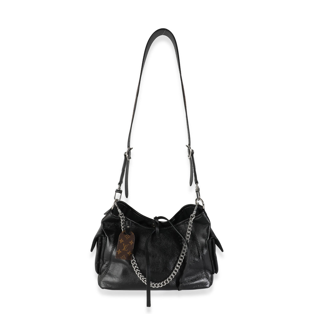 Louis Vuitton Black Lambskin CarryAll Cargo Vibe PM