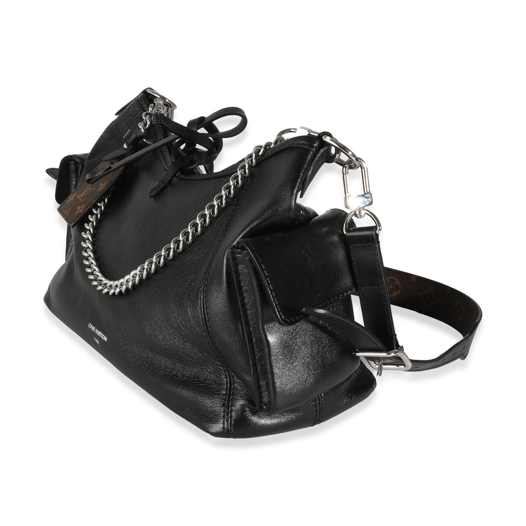 Louis Vuitton Black Lambskin CarryAll Cargo Vibe PM