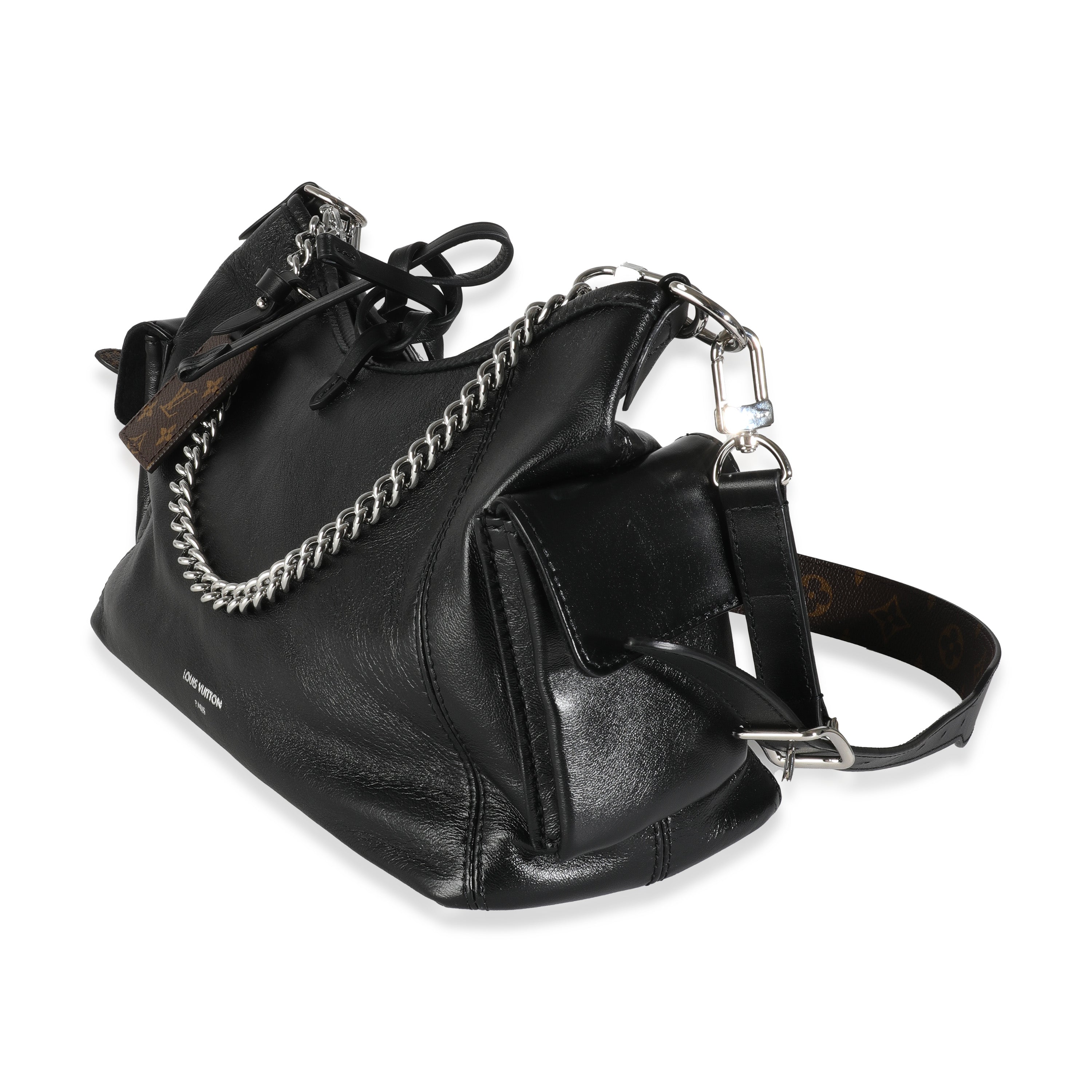 Louis Vuitton Black Lambskin CarryAll Cargo Vibe PM