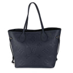 Louis Vuitton Navy Monogram Giant Empreinte Neverfull MM